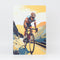 Retro Blechschild Biker rennrad solo