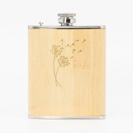 Flachmann Bambus - Blumen