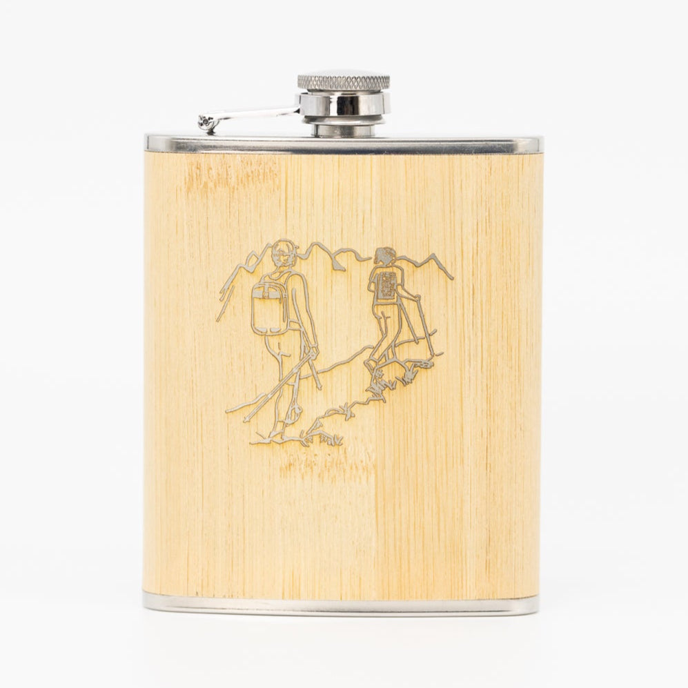 Flachmann Bambus - Wanderung