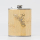 Flachmann Bambus - Snowboard