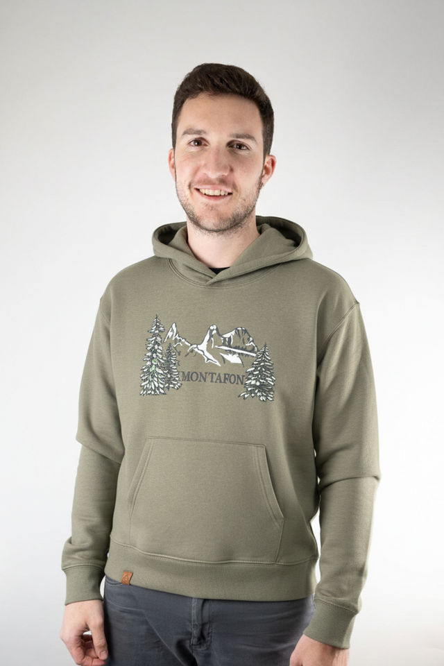 Montafon Hoodie M&W khaki