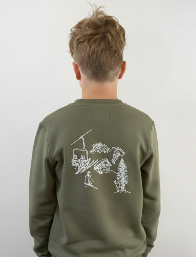 Winter Vibes Junior Sweater khaki