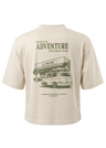 Parked for Adventure Oversize Crop T-Shirt Women