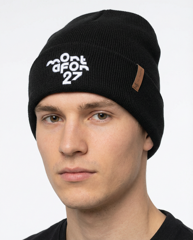 WM27 Classic Beanie W&M Black
