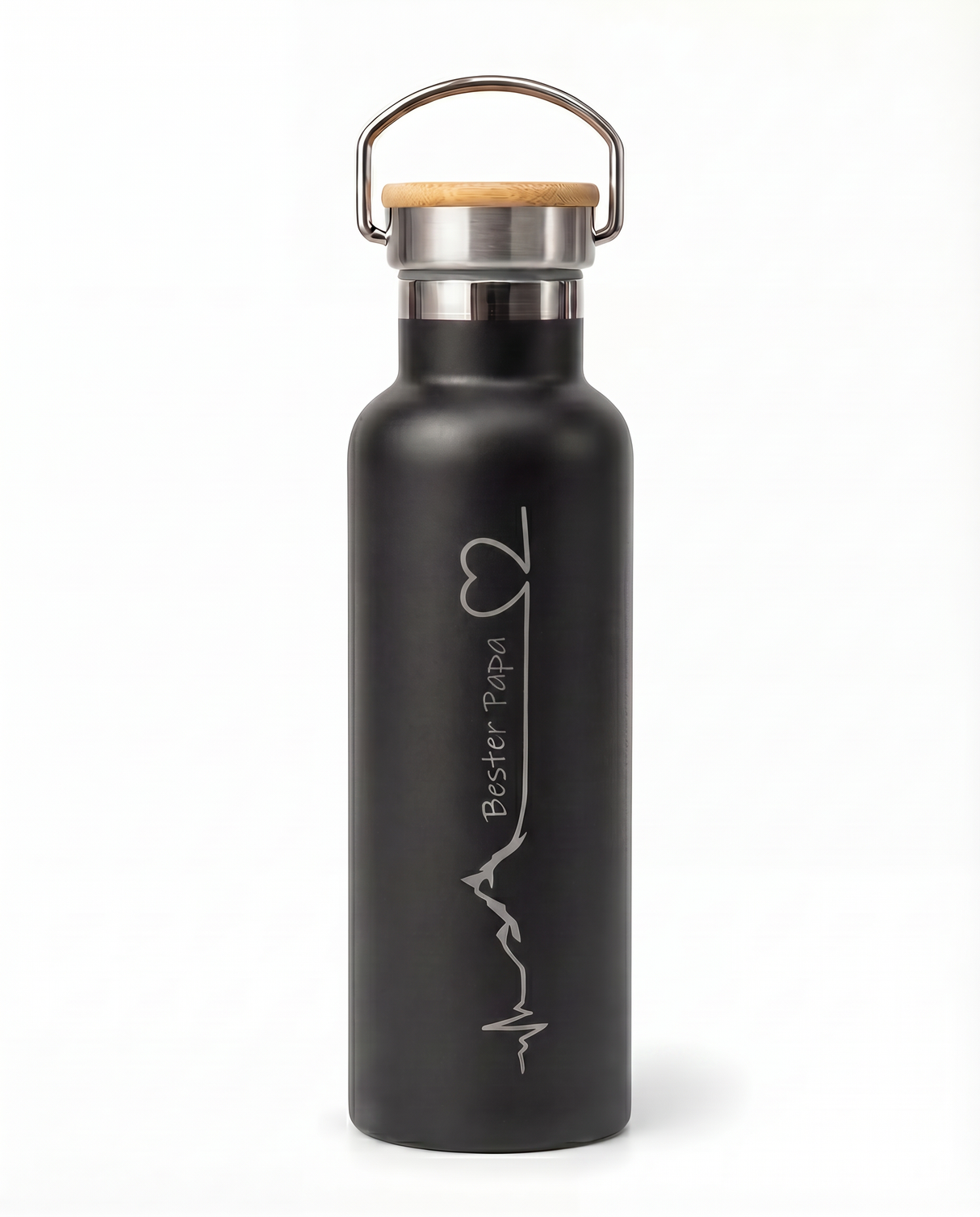 Thermotrinkflasche Edelstahl "Bester Papa"