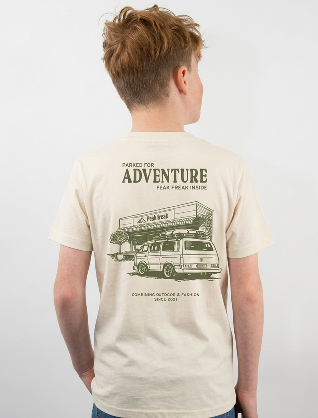 Parked for Adventure Junior T-Shirt natural raw