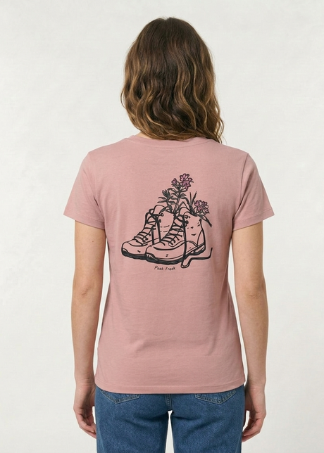 Bergschuh T-Shirt Women Rose