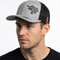 WM27 Truckercap Mesh heather grey black