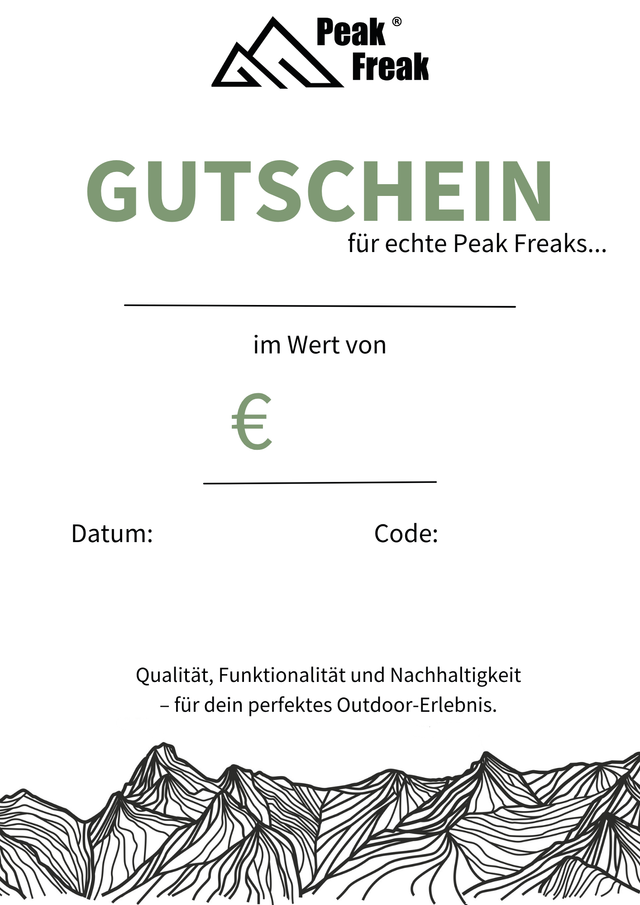 Peak Freak Gutschein