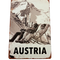 Retro Blechschild Heimat Austria - Liegestuhl