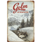 Retro Blechschild Heimat Golm im Montafon