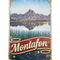 Retro Blechschild Heimat Montafon Platzisersee