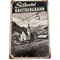 Retro Blechschild Heimat Silbertal Kristbergbahn