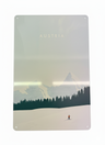 Retro Blechschild Winter Austria - Landschaft