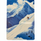 Retro Blechschild Winter Skifahrer - Berglandschaft