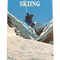 Retro Blechschild Winter Skiing
