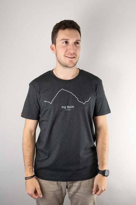 Piz Buin T-Shirt M&W Dark Heather Grey