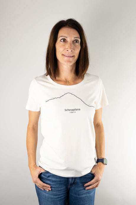 Schesaplana T-Shirt Women Cream