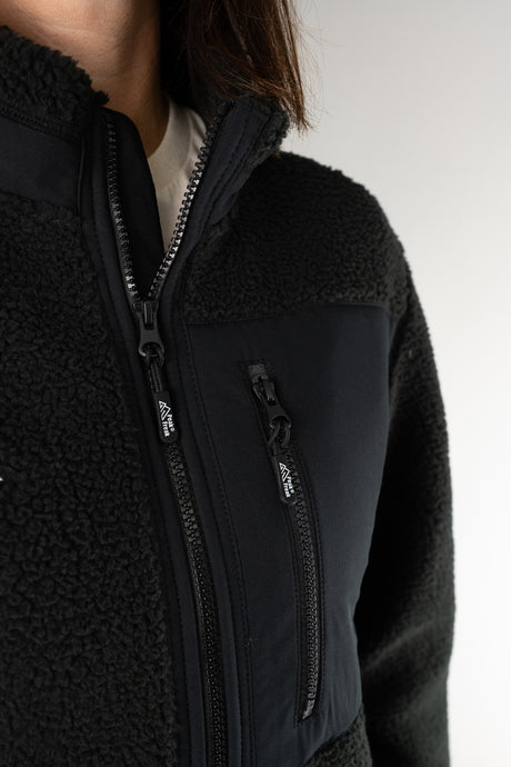Sherpa Jacke 2.0 M&W Black