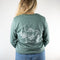 Winter Vibes Longsleeve Women Crop green bay
