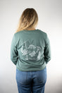 Winter Vibes Longsleeve Women Crop green bay