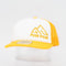 Juniorcap gelb weiß