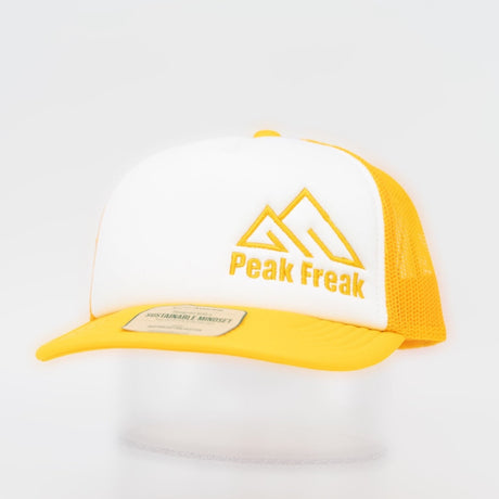 Juniorcap gelb weiß