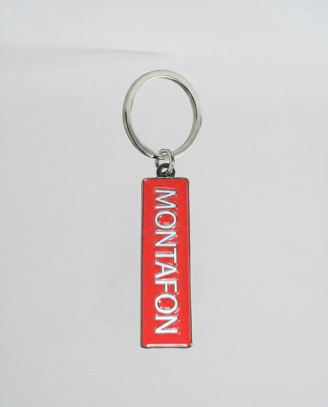 Schlüsselanhänger MONTAFON red