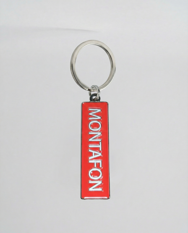 Schlüsselanhänger MONTAFON red