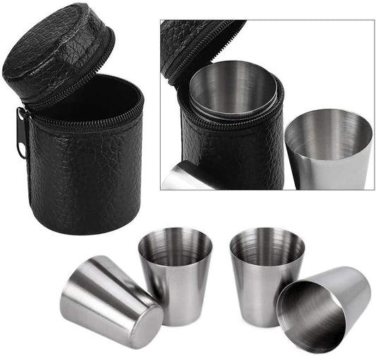 Stainless steel shot cup
